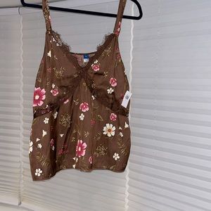 Old Navy flower print camisole.